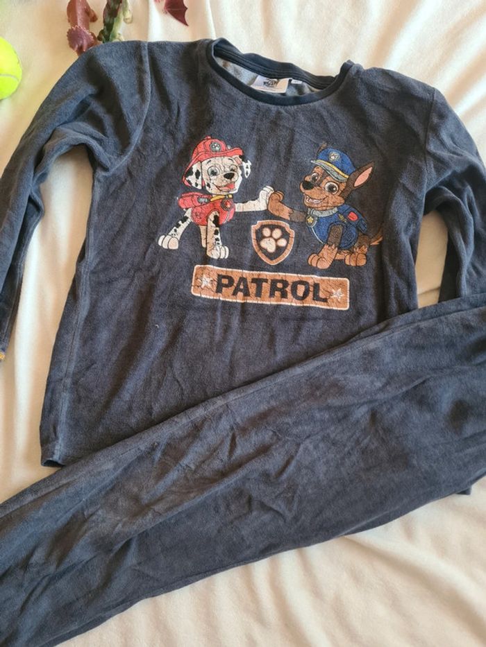 Pyjama 2 pièces pat patrouille 8ans - photo numéro 2