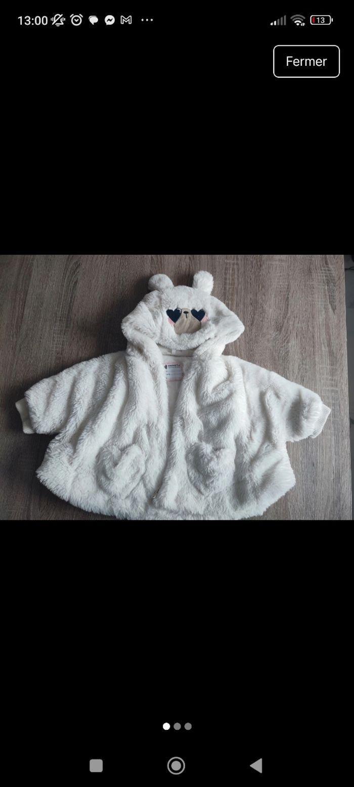 Manteau fille 12 mois