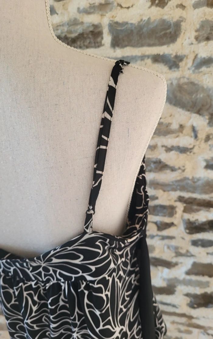 Débardeur à motifs noir et blanc Fashion Studio Taille 3 ou 40 42 - photo numéro 5