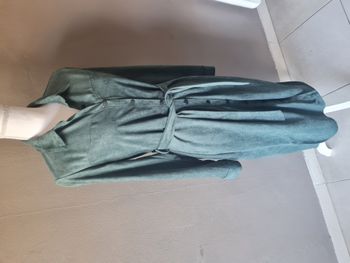 Robe verte Lofty Manner style suédine