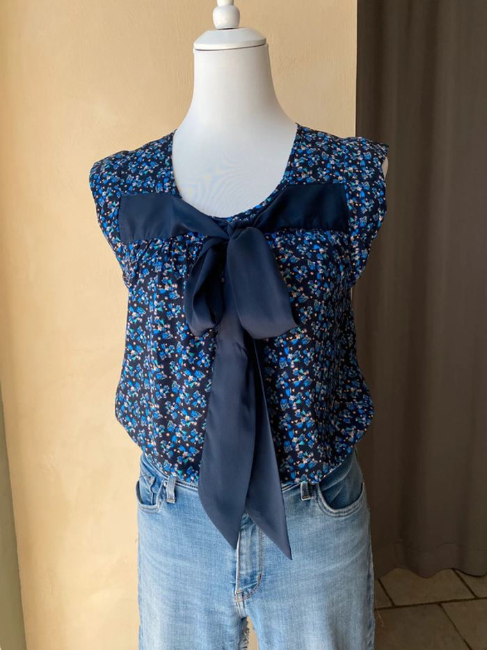 Top à motifs marines Vero Moda M - photo numéro 2