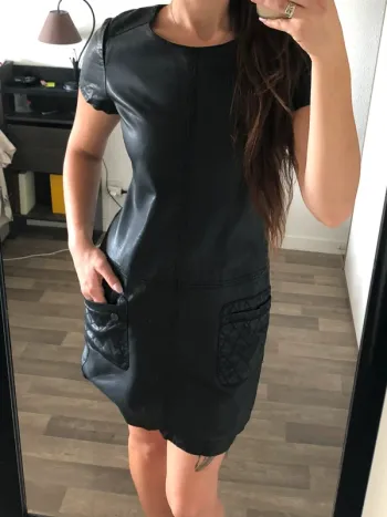 Robe simili Cuir