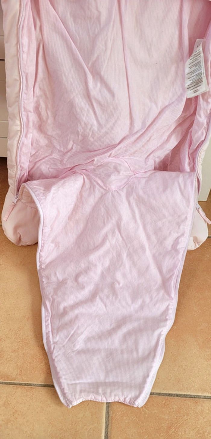 Magnifique Combi-pilote avec moufles, capuche, imperméable-Rose clair-vichy-Jacadi 6mois Neuve - photo numéro 10