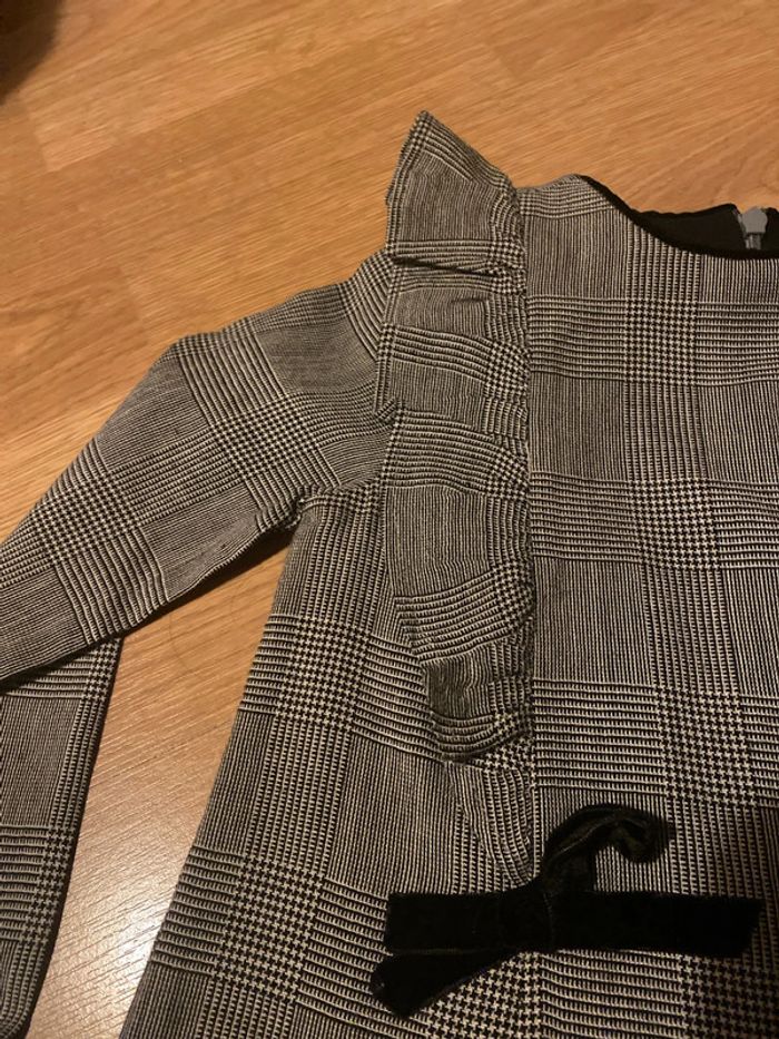 Robe prince de galles tartine et chocolat - photo numéro 2