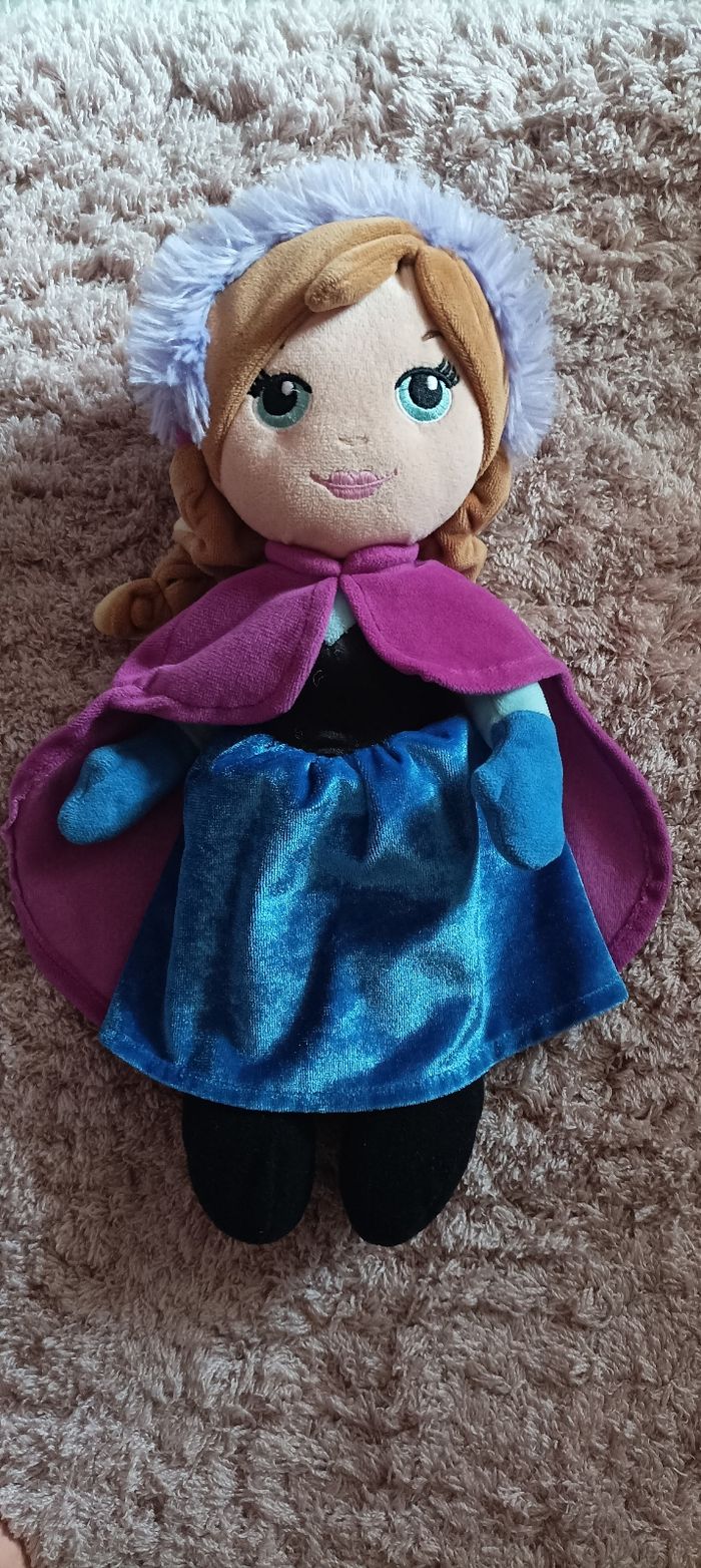 Poupée Peluche Anna - Reine des Neiges - Disney - Nicotoy