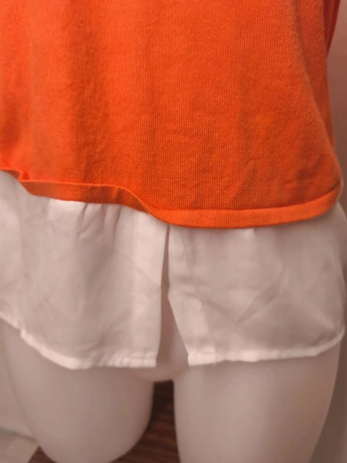 Sweat manche 3/4 NafNaf Femme Taille XS - photo numéro 5