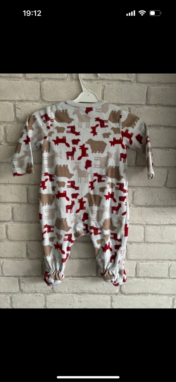 Pyjama velours Orchestra taille 6 mois - photo numéro 2