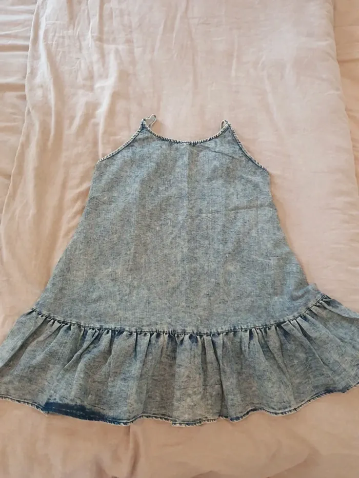 Robe en jean à volant shein