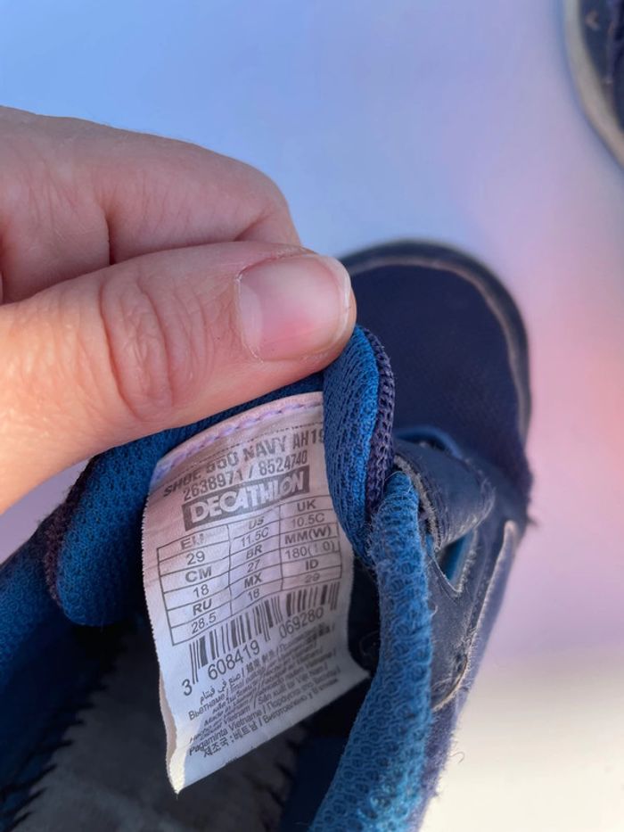 Basket bleu enfant - photo numéro 7