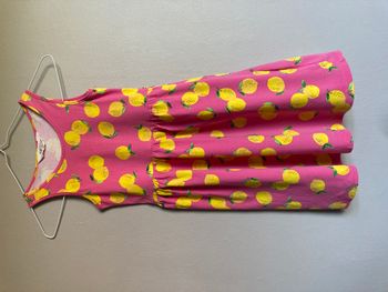 Robe été H&M – Citrons rose – 6‑8 ans (122‑128 cm)
