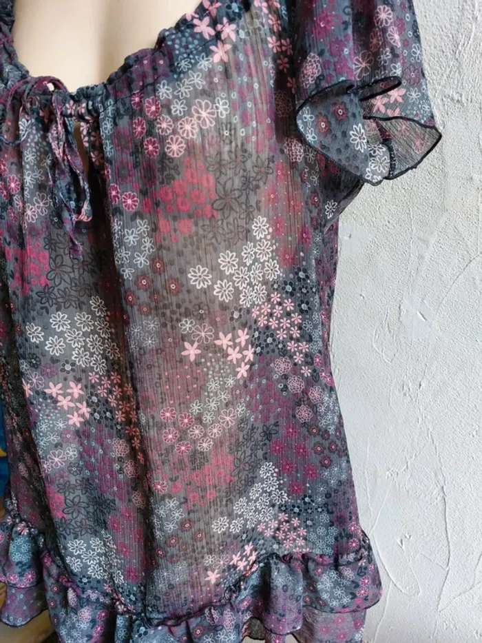 Tunique légère à motifs fleuris - photo numéro 4