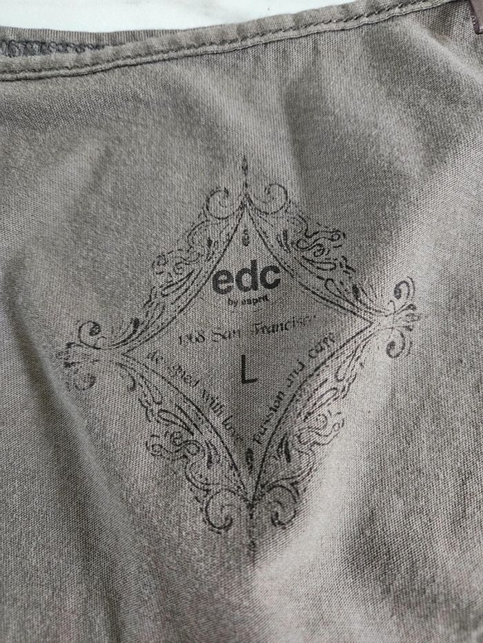 Edc Esprit robe tunique marron taille L - photo numéro 11