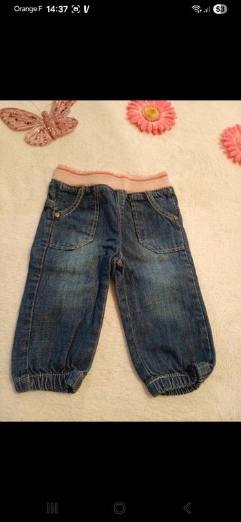 Jean bébé taille 6 mois
