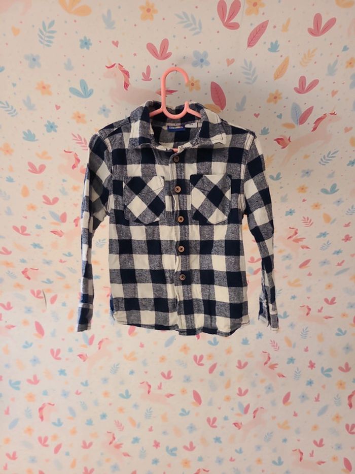 Chemise à carreaux