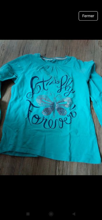 Tshirt manche longue vertbaudet 10 ans