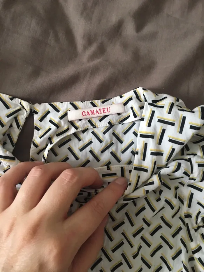 Chemisier manches courtes camaïeu - photo numéro 5