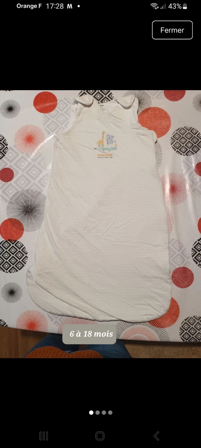 Gigoteuse savane 🦒 taille 6 à 18 mois