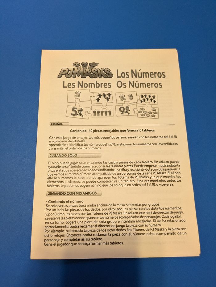Jeu éducatif Pyjamasques  " les nombres " - photo numéro 3