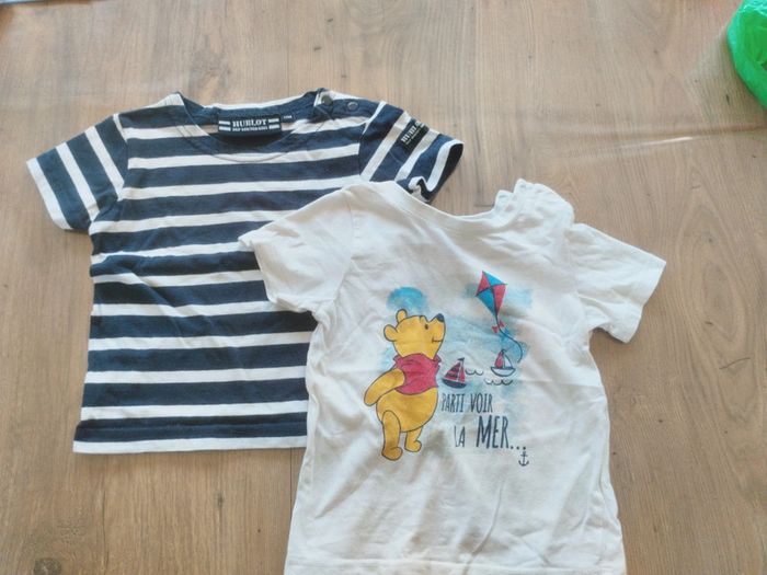 Lot de 2 t-shirts bébé 12 mois