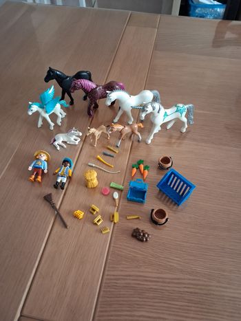 Lot de chevaux et poulains playmobil 