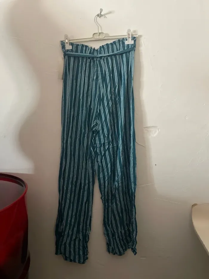 Pantalon bleu et blanc n°493 - photo numéro 4