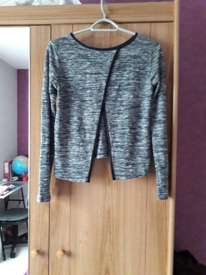 Haut gris chiné - photo numéro 2