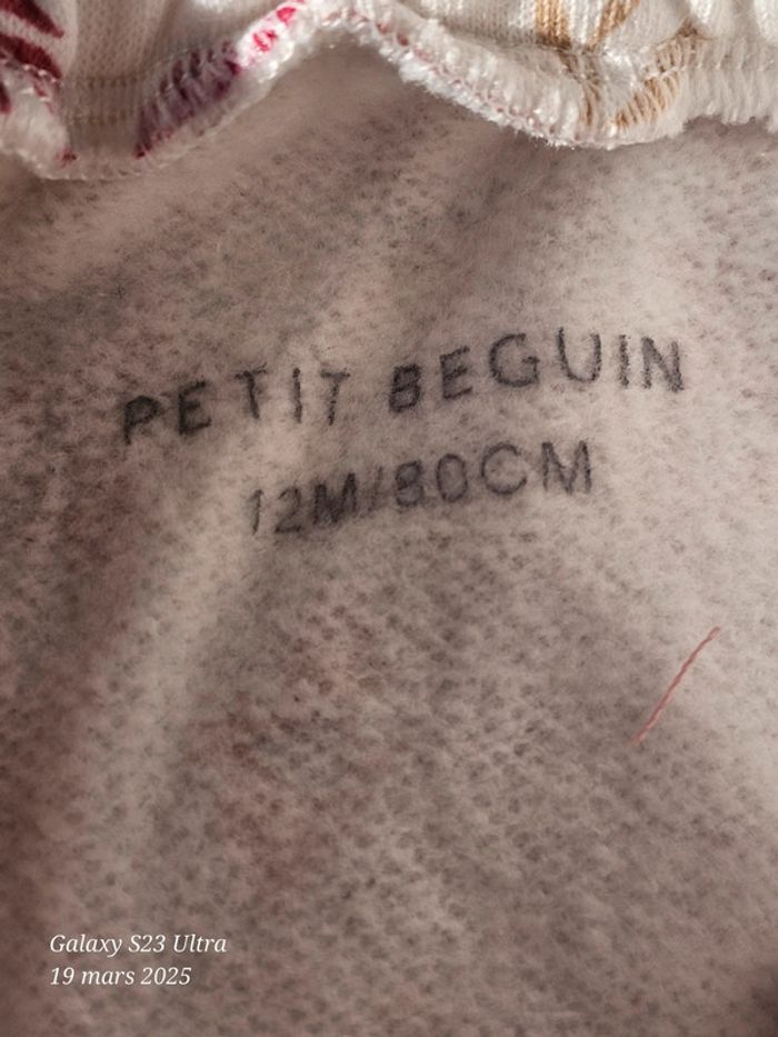 Ensemble petit béguin 12m 80cm neuf - photo numéro 2