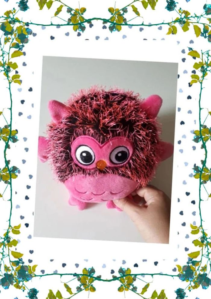 Peluche hibou 15 cm - photo numéro 2