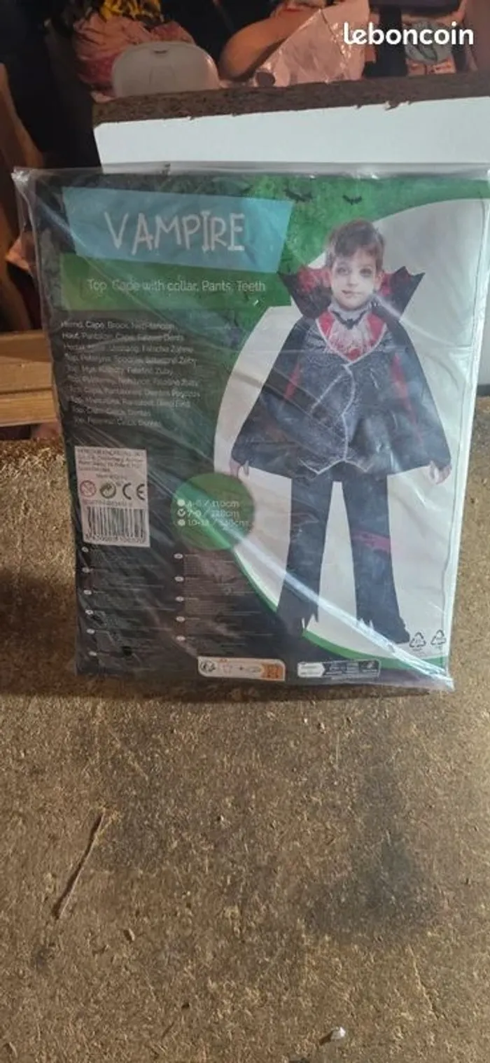 Déguisement Vampire enfant