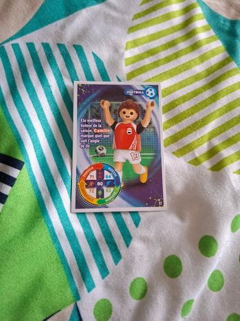 Carte playmobil football 11