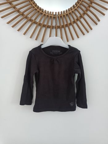 Tee-shirt ML noir Orchestra 2ans