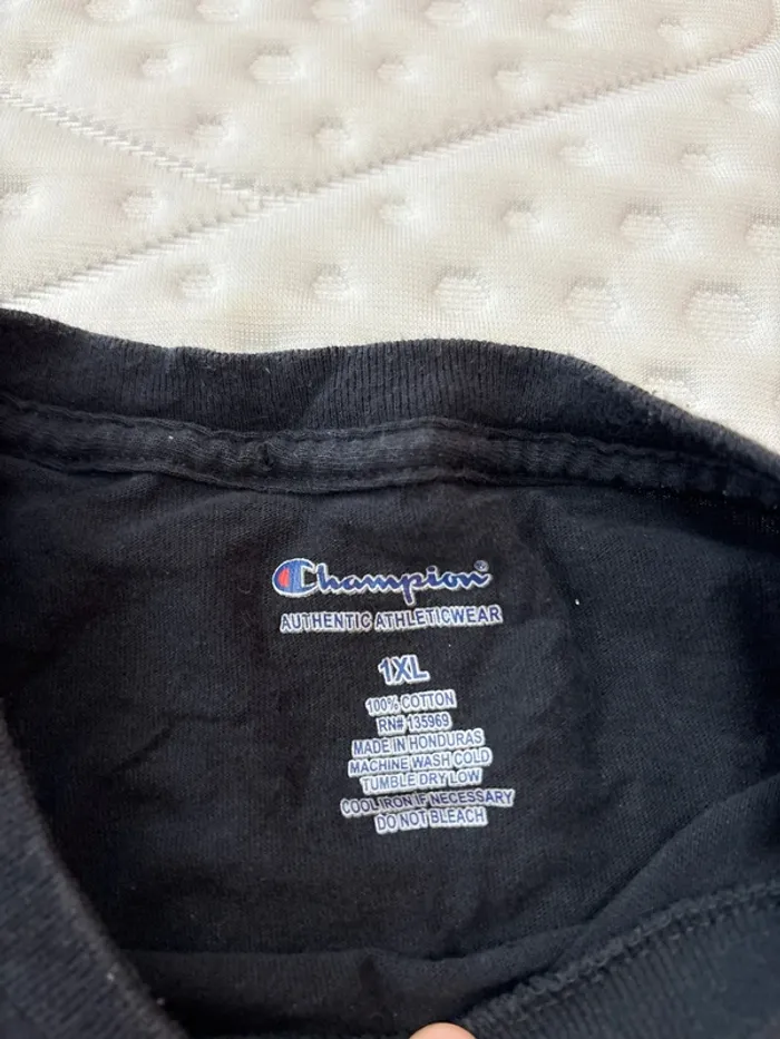 T-shirt pour homme Champion taille XXL noir - photo numéro 3