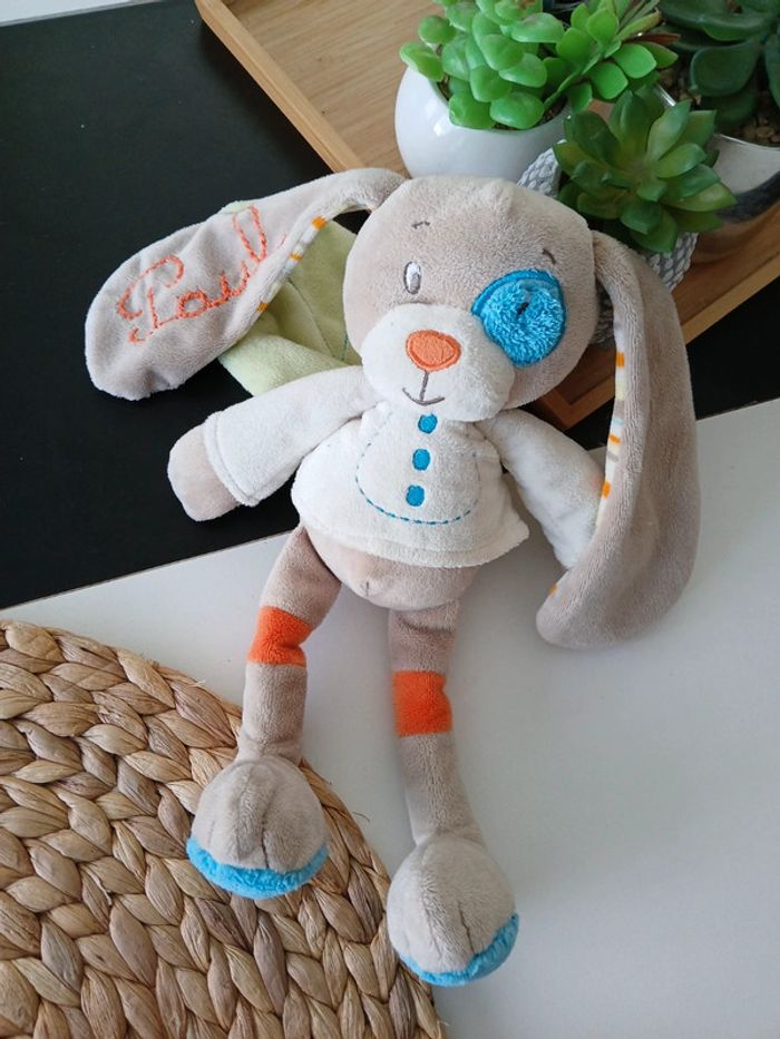 Péluche doudou Lapin Personnalisée Neuf 🌿🎁 - photo numéro 5