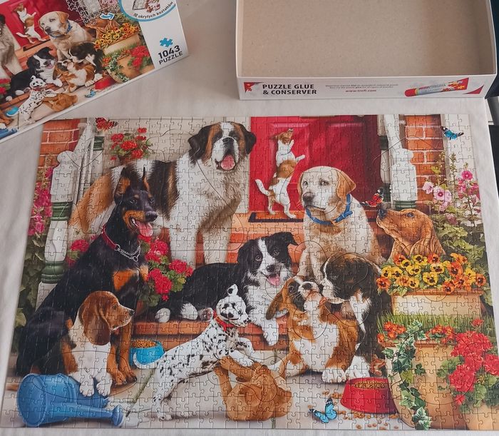 Puzzle chiens 1043 pièces - photo numéro 1