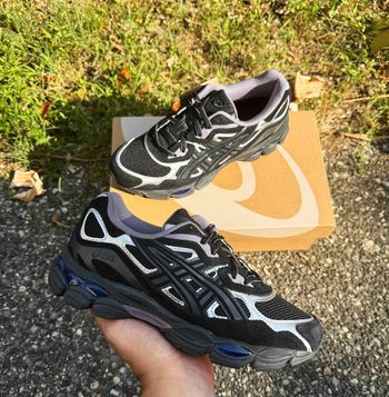 Asics Gel NYC Black Purple Graphite Grey