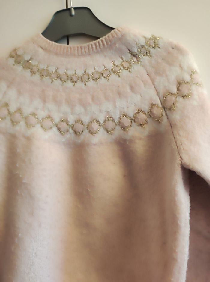 Pull  rose Okaïdi 6 ans - photo numéro 2