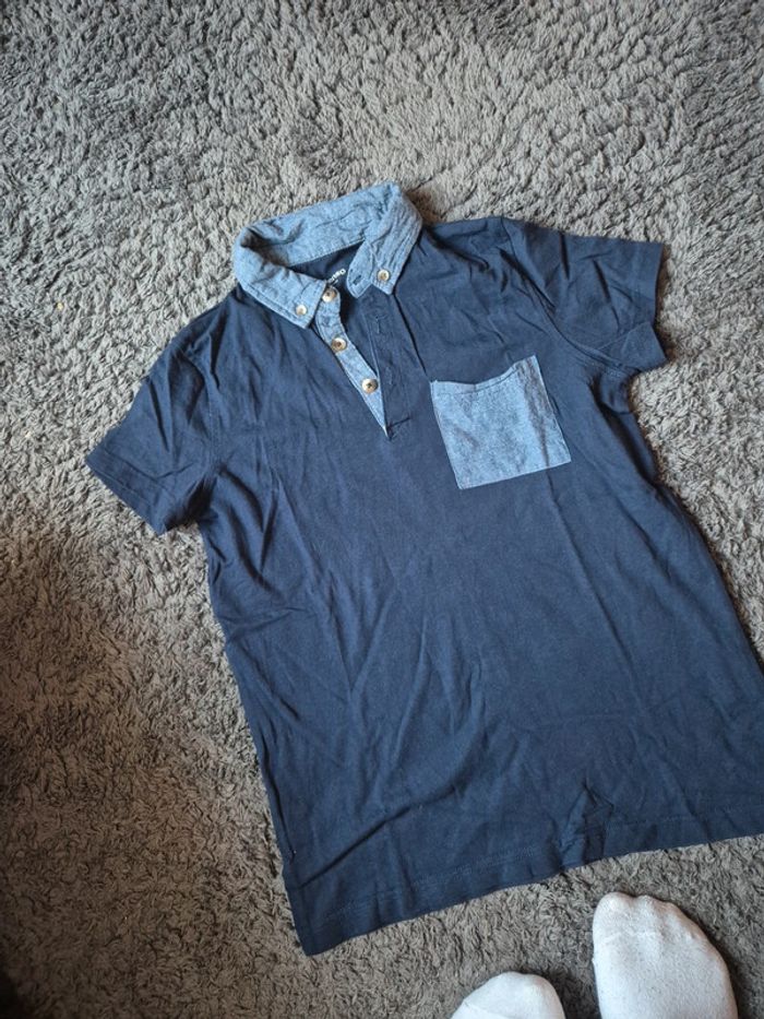 Polo 10 ans bleu - photo numéro 3