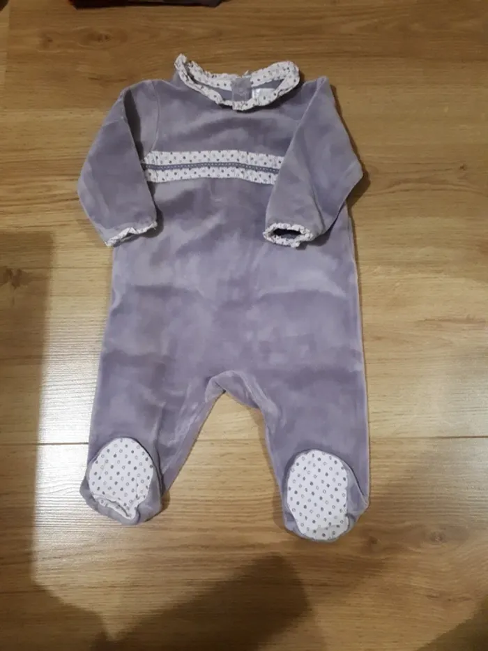 Pyjama velours obaibi 6mois
