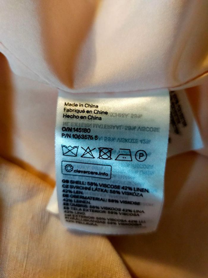 Veste blazer H&M – Taille M – Lin & Viscose - photo numéro 11