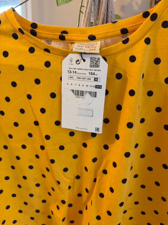T-shirt Zara 13/14 ans neuf - photo numéro 2