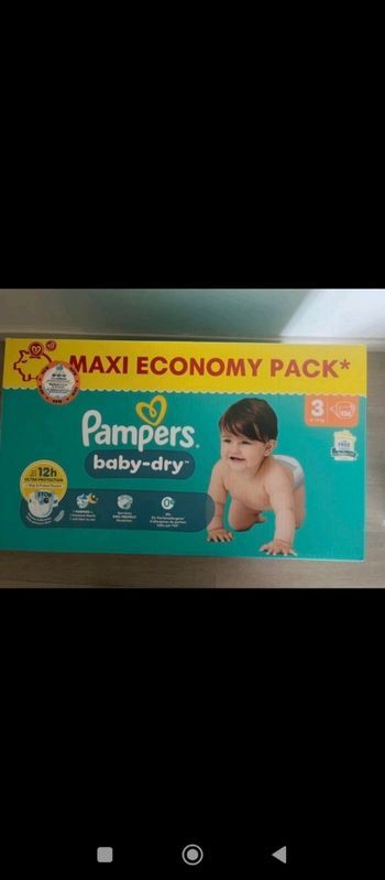 Lot de 136 couches Pampers taille 3 à 20€ avec le code 
GLACE30
Le lot passe à 14€