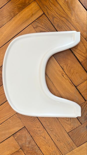 Plateau / tablette blanche pour chaise évolutive Tripp Trapp Stokke
