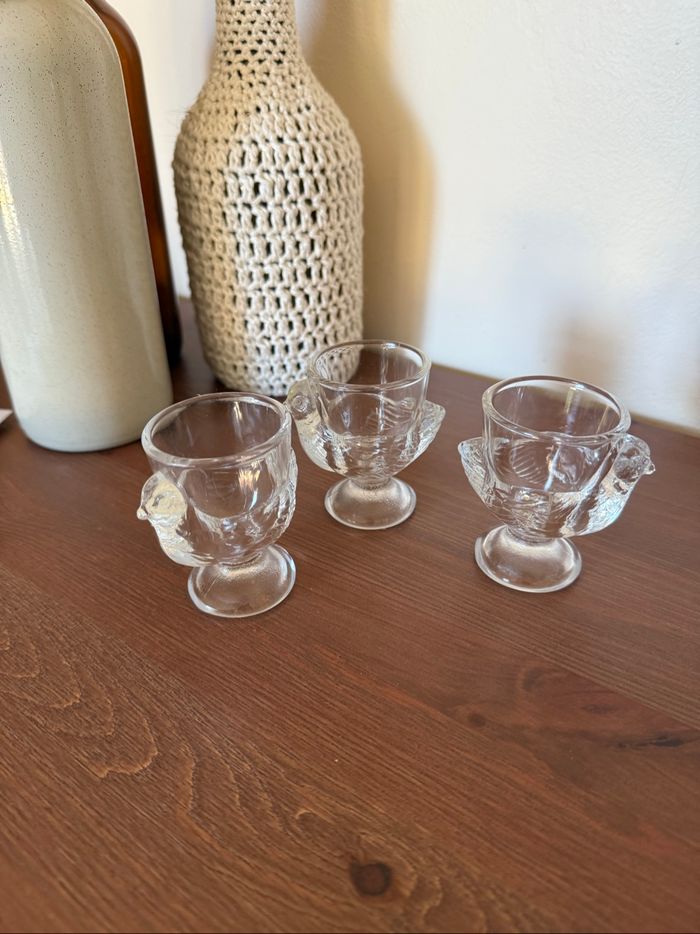 3 coquetiers forme poule - Luminarc