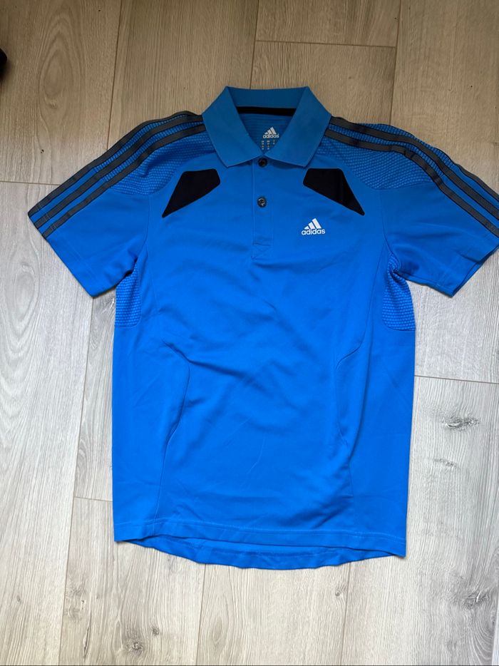 Polo bleu adidas taille XS