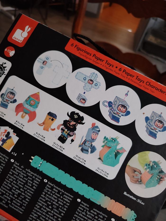 6 figurine papers toys - photo numéro 3