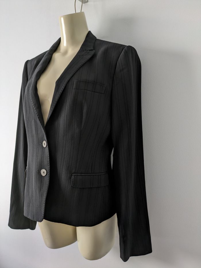 Veste noire intérieur motif léopard - Dolce & Gabbana - taille 40 - photo numéro 2