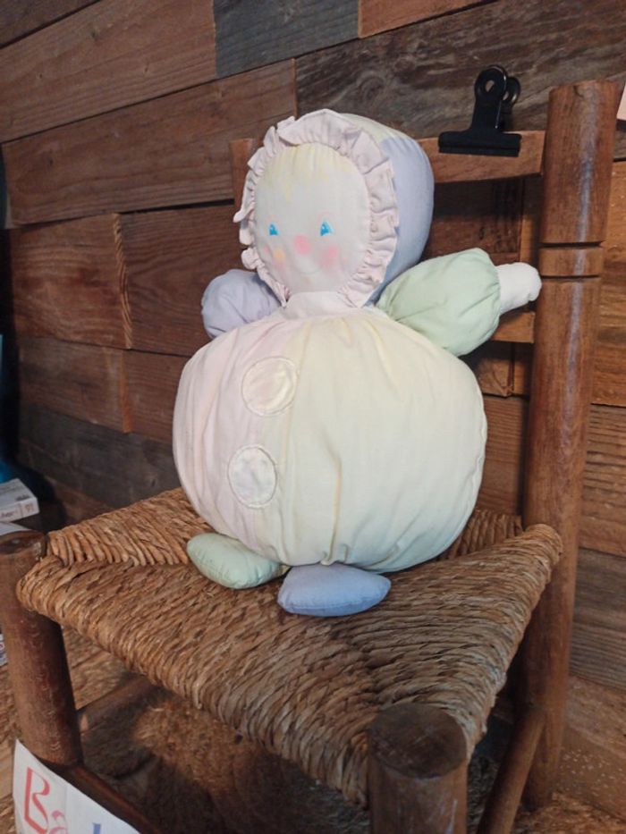 Peluche poupée chiffon Mundia vintage - photo numéro 3
