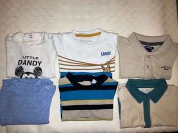 Lot de 6 T-shirts à manches longues