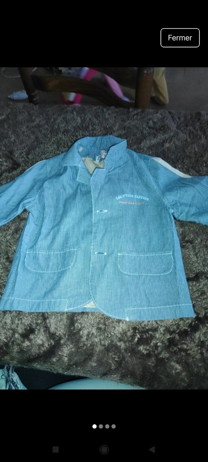 Très beau gilet blazer garçon e7