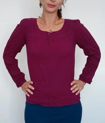 Blouse manches longues fluide taille 40